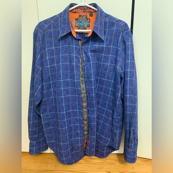 Mens Robert Graham shirt - Size L - Picture 1 of 4